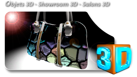 Objets 3D - Showroom 3D - Salons 3D - Bureaux 3D